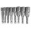 8pcs 1/4 inch Hex Magnetic Nut Driver Socket Set Metric Impact Drill Bits 6 to 13mm Adapter 2