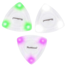 3pcs LED Luminous Guitar Picks Guitar Accessory Acoustic Folk Guitar Plectrum