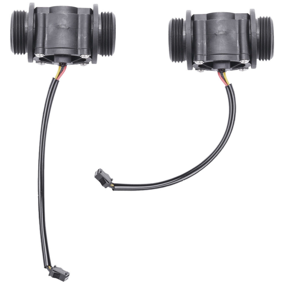 2Pcs Water Flow Sensor Meter Flowmeter Counter Indicator Fs400a G1 Dn25 1-60L/Min 4851170401052