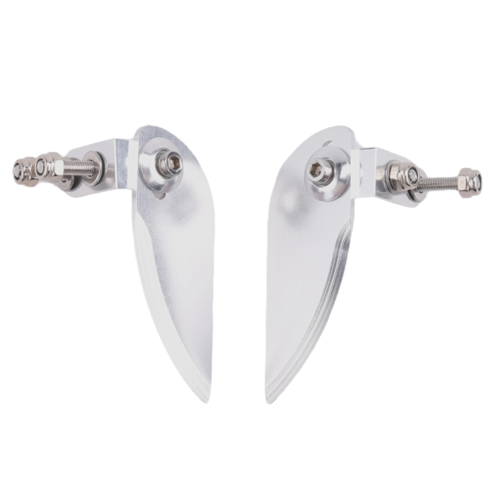 Saudism Rc Model Boat Turn Fins Adjustable Aluminum Water Knife For Ft012 Refit