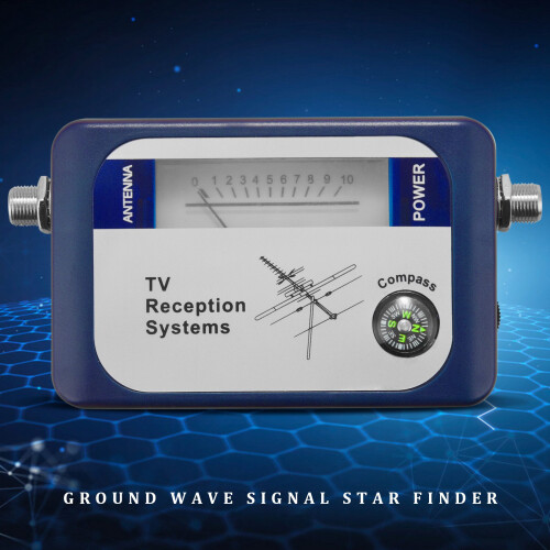 Tv Antenna Finder Digital Aerial Terrestrial Signal Strength Meter Pointer Satellite Receiver 2