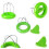 Wharick Vegetable Fruit Cutter Tools Twister Slicer Kitchen Peeler Divider Corers 4