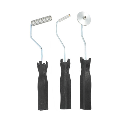 3pcs Fiberglass Roller Kit Bubble Paddle Tool Laminating for Mould