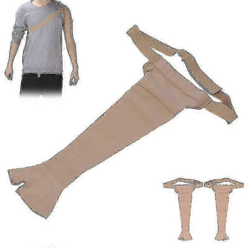 (Left hand, S) Lymphedema Compression Arm Sleeve Comfortable Polyurethane Mastectomy Compression Arm Sleeve For Swelling Support 2