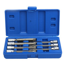 7Pcs/Set 3/8 Inch Socket Tool Set Drive Extra Long Torx Star Bit Sockets T25 T30 T40 T45 T50 T55 T60 Hand Tools