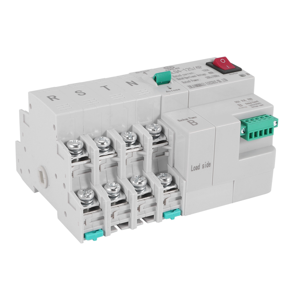 Mcb Type Dual Power Automatic Transfer Switch 4P 100A Ats Circuit Breaker Electrical 4851170413574