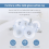 10 Pcs Rubber Strong Suction Cup Replacements for Glass Table Tops with M6 Screw 6