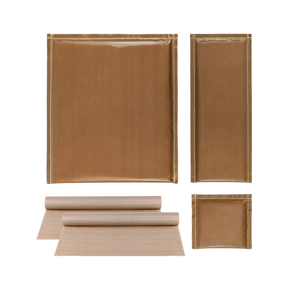 Saudism 5Pcs/Set 3 Sizes Heat Pressing Transfer Pillow Ptfe Pad With 2Pcs Sheet For Digital