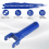 Swimming Pool Vacuum Head Handles Cleaning Tool Replacement Accessories with V-Shaped Clip 2 Pack 6