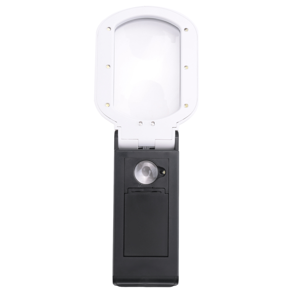 Saudism Magnifying Glass With Light, 25X 10X Rechargeable Handheld And Standing Magnifier For Reading, Inspection, Jewelry