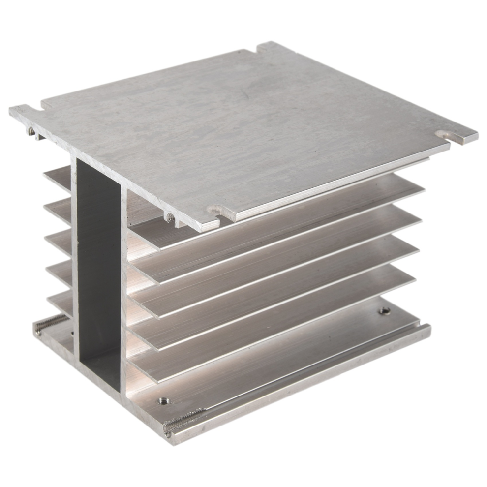 3 Phase Heat Sink 80X110x100mm For Ssr Solid State Relay Aluminum Heatsink Silver 4851170421944