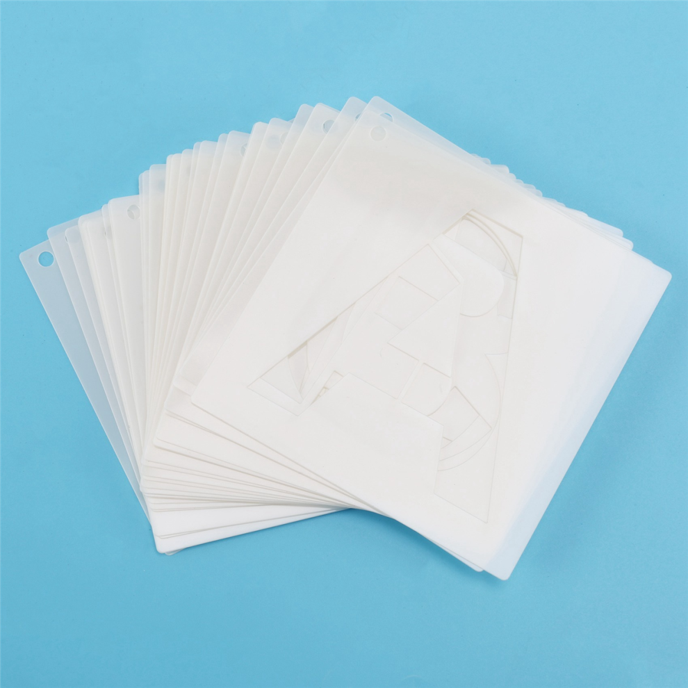 Letter Stencils For Painting On Wood 36 Pcs And Number Reusable Font Templates Home 4851426849133