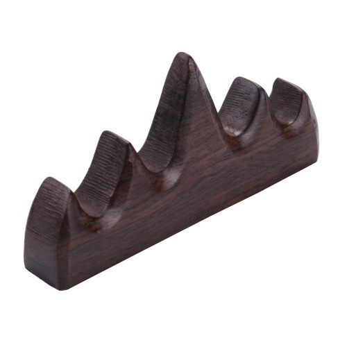 Calligraphy Brush Holder Chinese Rest Wood Five-Finger Mountain Shape Suitable for Beginners Practice 2