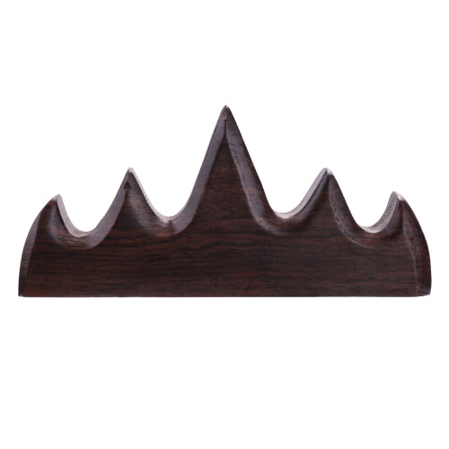 Calligraphy Brush Holder Chinese Rest Wood Five-Finger Mountain Shape Suitable for Beginners Practice 1