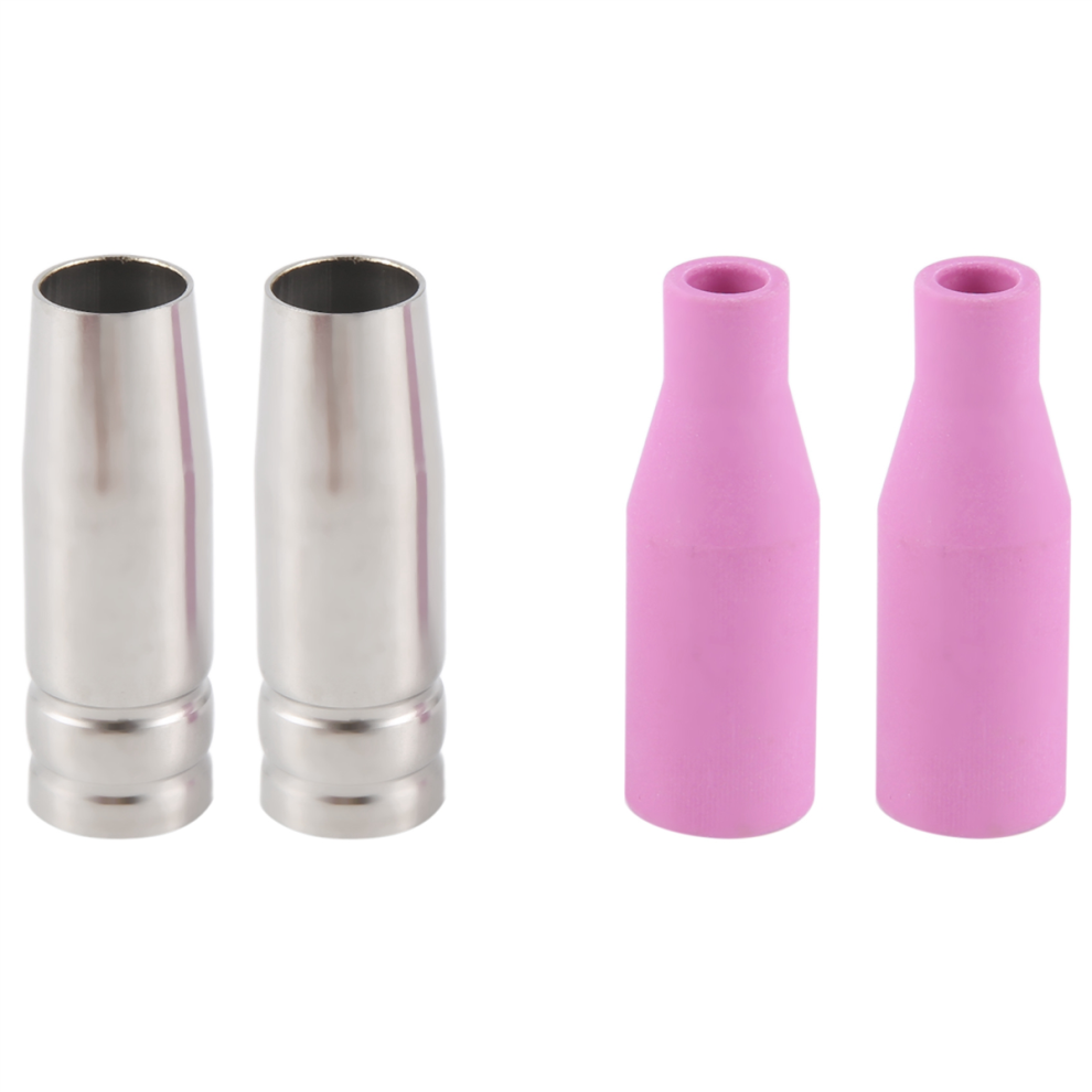 Mig Set Of Nozzles 16Pcs Ak15 For Welding Torch Cap Tip Contact 0.8Mm Mb15 Ceramic Accessories 4851170422583