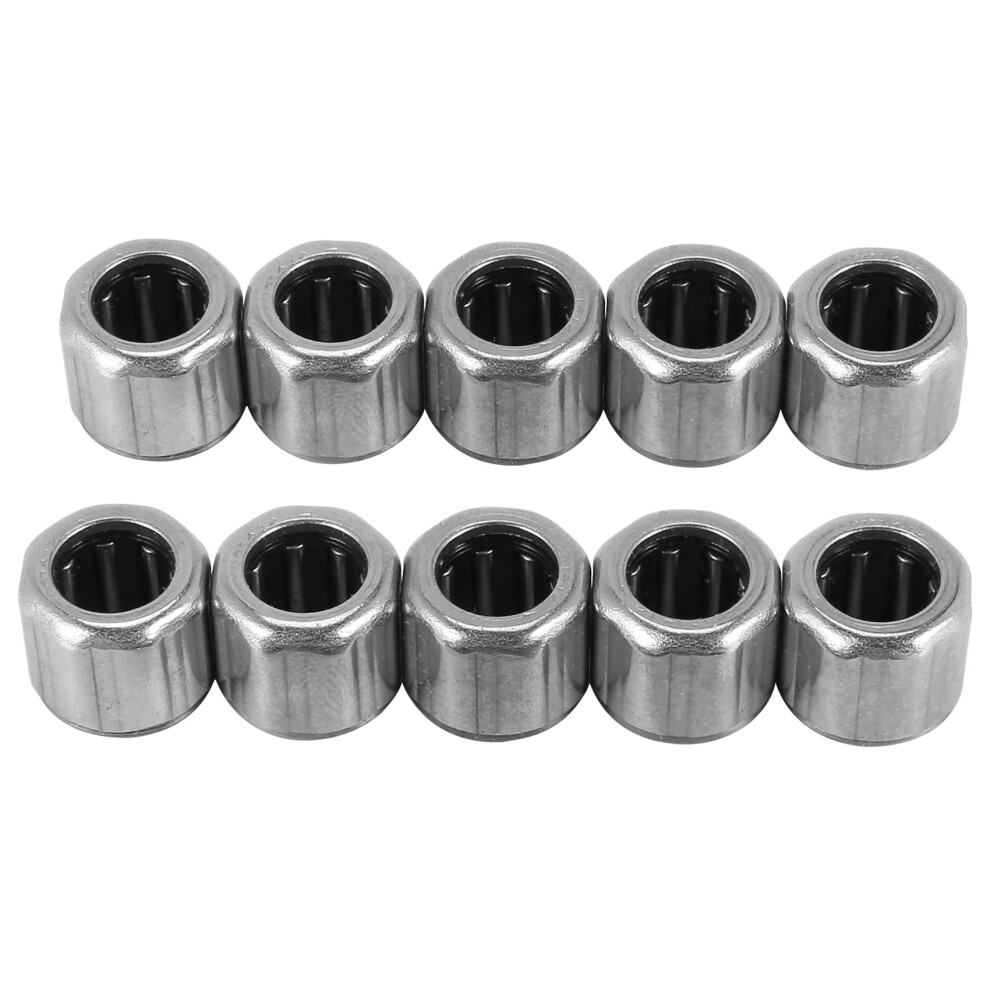 10Pcs Needle Bearing Hf081412 Outer Ring Octagon One-Way Roller 8X14x12mm For Manufacturing Industry 4851426850207