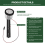 Flocking Kit Static Grass Applicator ABS Mini Machine with Antislip Handle for DIY Scenic Table 10