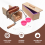 9PCS Silicone Soap Molds Kit,Rectangular Wooden Mold Cutter SlicerHandmade DIY for Cake Making 5