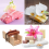 9PCS Silicone Soap Molds Kit,Rectangular Wooden Mold Cutter SlicerHandmade DIY for Cake Making 10
