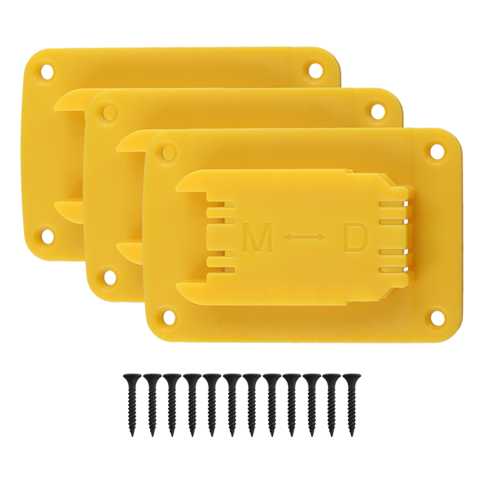 3 Packs Tool Mount For 20V 12V Drill Fit Holder Hanger (Yellow Lot Of 3) 4851426858944