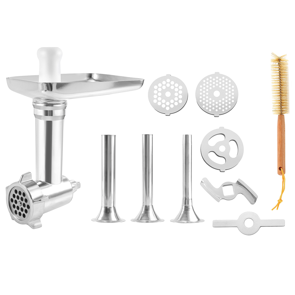 Saudism Metal Food Grinder Attachment For Phisinic & Stand Mixer,Meat Accessories, Sausage Stuffer