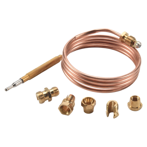 Universal Gas Stove Thermocouple with 5Pcs Nuts Heating Burner Replacement Adaptor 2