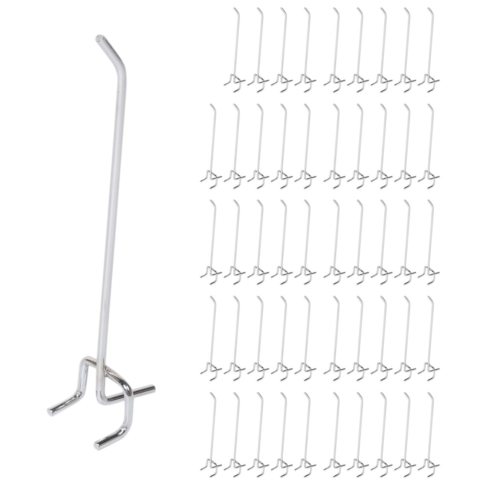 50 Pcs 6-Inch Pegboard Hooks Metal Shelving And Organizer Assortment Garage Storage 4851426856216