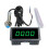 4 Digital LED Display Tachometer RPM Speed Meter High Precision with Hall Proximity Switch Sensor NPN 2
