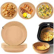 100 Pack 16cm Air Fryer Paper Disposable Parchment Molds