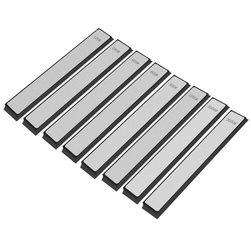 8Pcs Diamond Stone Bar Knife Sharpener Fixed Angle Sharpening Whetstone Kitchen Frinding Blade 1
