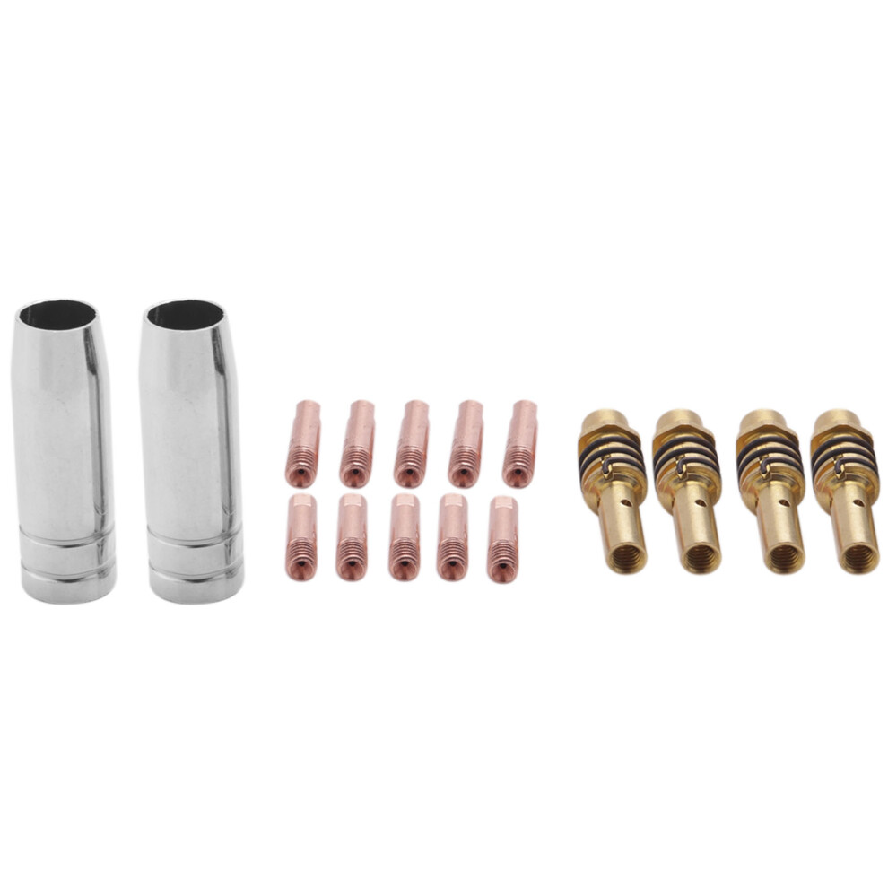 Mig Welding Nozzles For Machine 16 Pcs Contact Tips - 0.8Mm 4851426860411