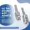 3 Pack Impact Grade Socket Adapter 360-Degree Universal Joint Swivel Set, to Drill 7