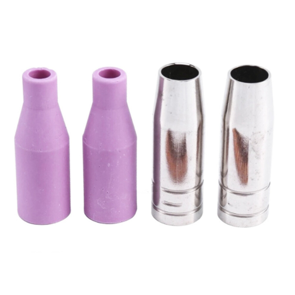 4Pcs Mb15ak Mig/ Gas Ceramic Nozzle Welding Tip Shield Cup For Torch 4851426867823