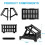 Label Holder for Roll and Fanfold Thermal Shipping Labels, Work with Desktop Printer, Black 5