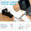 Label Holder for Roll and Fanfold Thermal Shipping Labels, Work with Desktop Printer, Black 7