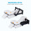 Label Holder for Roll and Fanfold Thermal Shipping Labels, Work with Desktop Printer, Black 6
