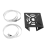 Universal Vertical Pole Mount Camera Bracket Wall Mounting for CCTV Security PTZ Dome (A) 1