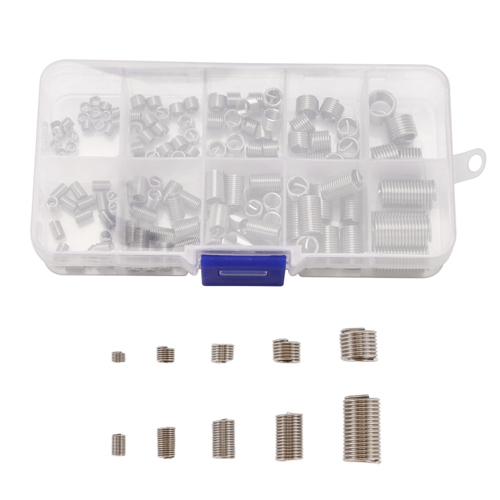 150Pcs Thread Repair Inserts M3 M5 M6 M8 Stainless Steel Heli Coil Insert Wire Assortment 4851426867847