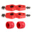 4 Pcs Copper Pipe Cleaner and Reamer Set Inner-Outer Tube Deburring Chamfer Tool (Red) 4