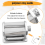 Clay Presser Machine Polymer Roller Conditioning Effortless Mixing Blending Colors 9