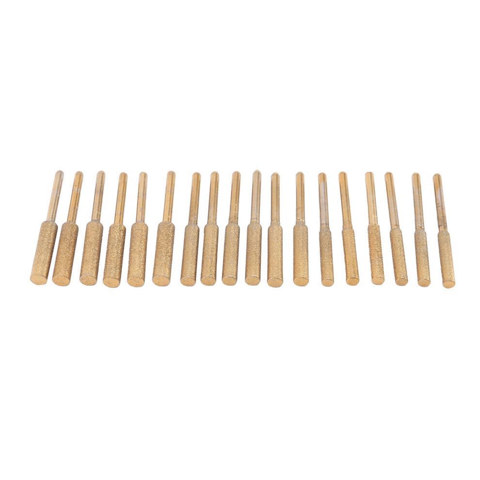 18Pcs High Hardness Diamond Chainsaw Sharpener- Titanium Plated Burr Stone File,Diamond Sharpening Wheels File 4851426878720