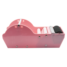 Desktop Pink Tape Dispenser,Water Activated Dispenser, Dispenser Sealing Office Supplies for Carton