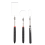 3 Pieces Telescoping Inspection Mirror Round Square Tool for Checking Vehicle,Observing Mouth B 1
