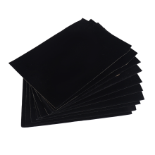 10PCS Self Adhesive Felt Fabric,Soft Velvet Drawer Liner,DIY Fabric for Art & Crafts Jewelry Box Liner,Black