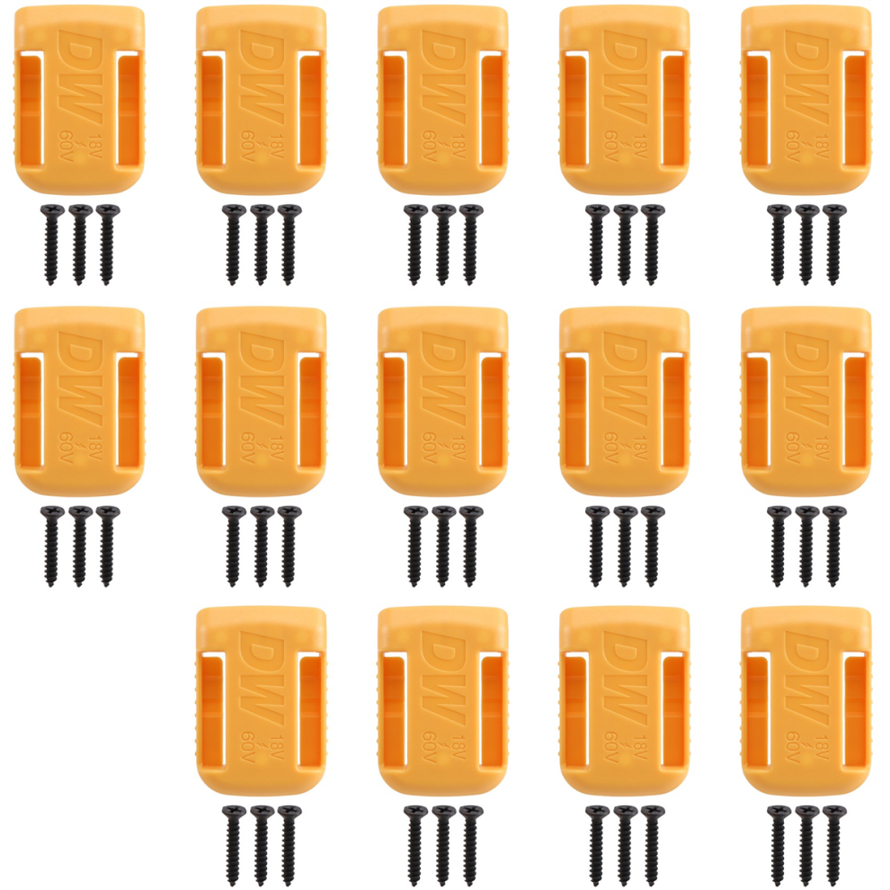 14-Packs Battery Holders For 20V Mount Dock Fit 60V Max (No Battery) Yellow 4851426881041
