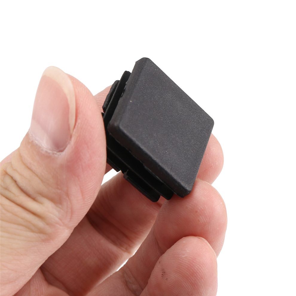 200Pcs 1 Inch Square Tube End Cap Plastic Plugs Caps Post Pipe Cover Tubing Insert Chair Glide 4851426880266