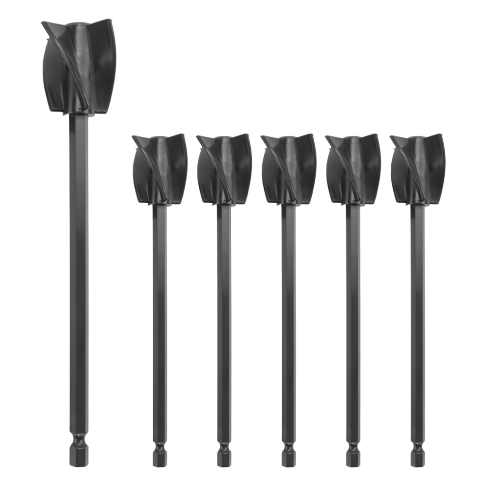 Resin Mixer Paddles, Epoxy Attachment For Drill, Reusable Paint Stirrer Drill Attachment(6Pcs) 4851426883892
