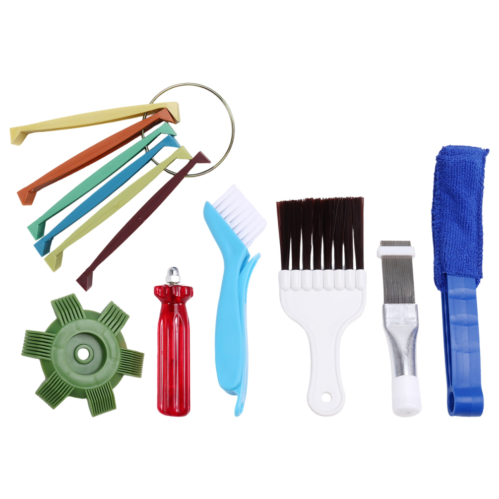 6Pc Air Conditioner Fin Cleaner Set,Fcr6 Comb Condenser,Air Outlet Evaporator Radiator Repair Clean Tool Set 4851426882413