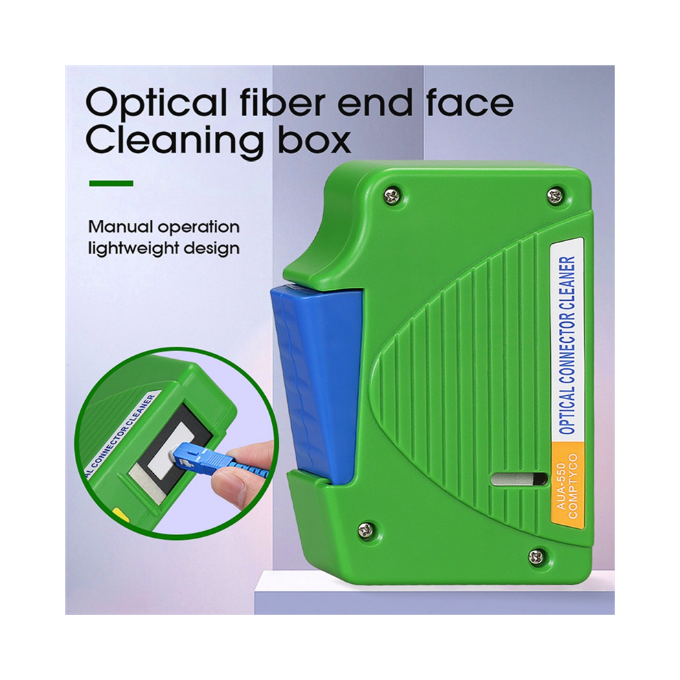 Fiber End Face Cleaning Box Pigtail Cleaner Cassette Wiping Tool Ftth Optic Tools For Sc//Fc/Lc 4851426881904