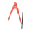 1Pc Carpenter Precision Pencil Compasses Large Diameter Adjustable Dividers Woodworking Compass Max Radius 45cm 3
